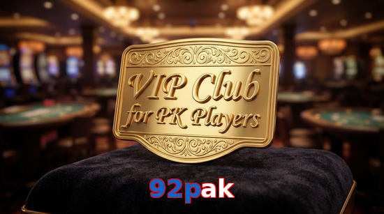 Main screen of 92Pak vip page for PK players